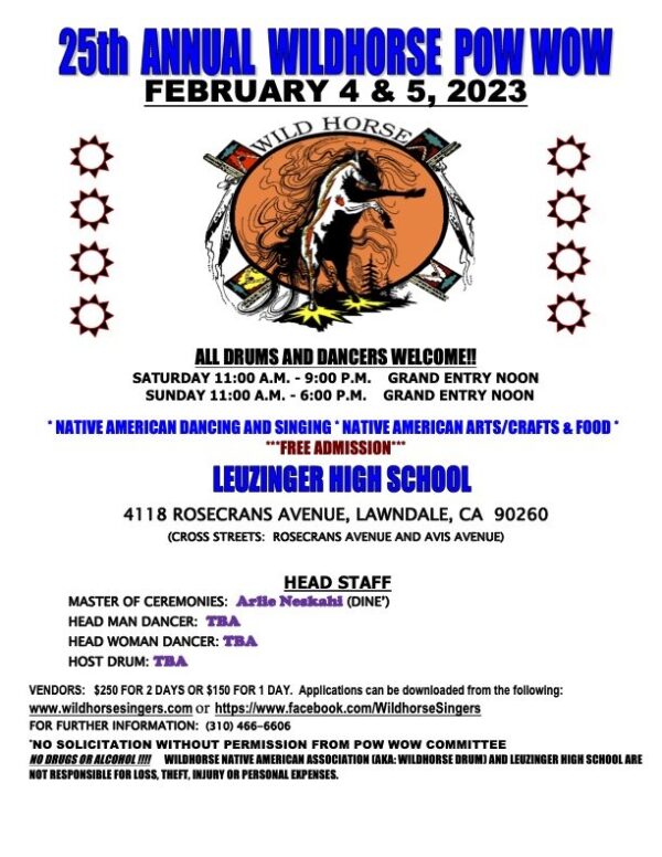 25th Annual Wildhorse Pow Wow News from Native California